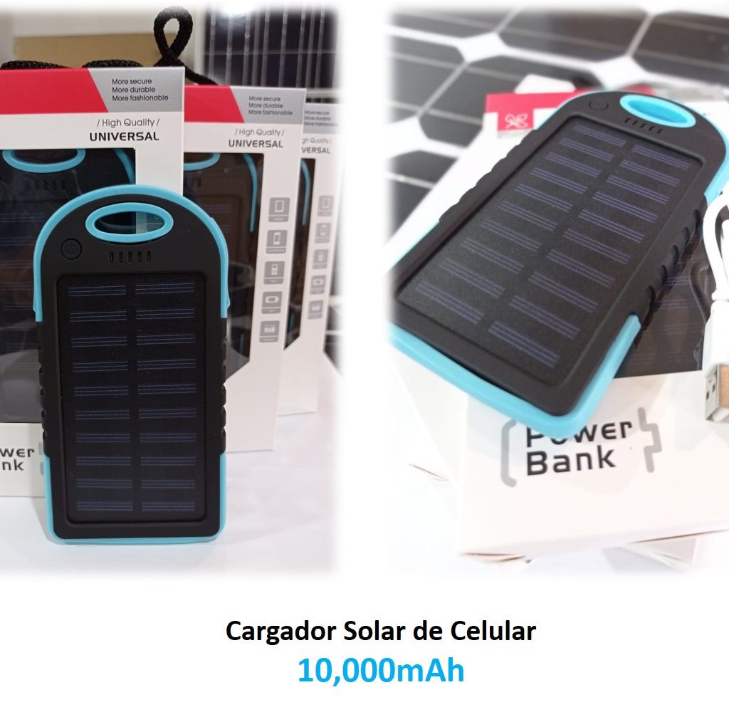 Cargador solar para celulares